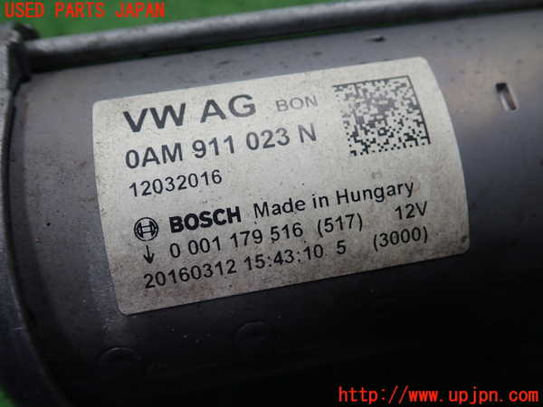 1UPJ-9232886010]アウディ・A1 スポーツバック(8XCHZ)セルモーター 中古_2