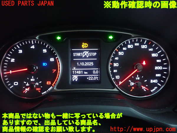 1UPJ-9232886170]アウディ・A1 スポーツバック(8XCHZ)スピードメーター 中古_4