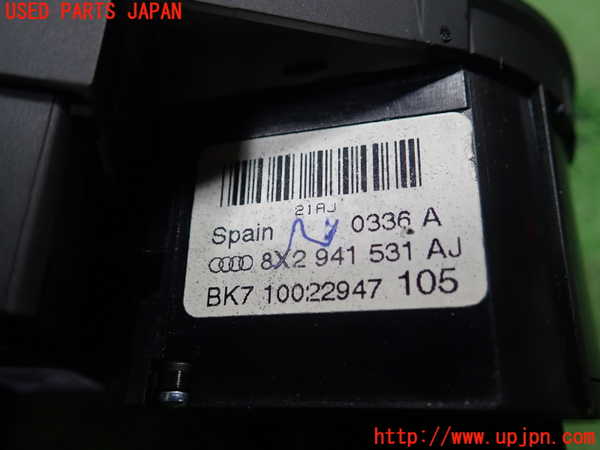 1UPJ-9232886285]アウディ・A1 スポーツバック(8XCHZ)ライトスイッチ 中古_2