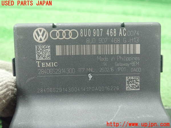 1UPJ-9232886147]アウディ・A1 スポーツバック(8XCHZ)コンピューター2 (8U0 907 468 AC) 中古_2