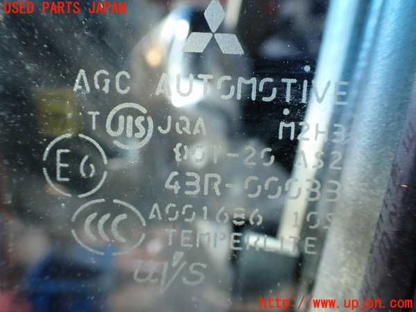1UPJ-9232891260]パジェロ(V98W)左前ドア AGC M2H3 中古_5