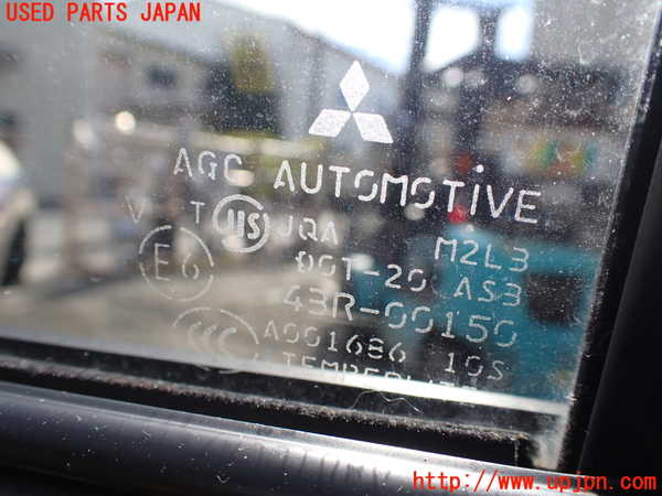 1UPJ-9232891290]パジェロ(V98W)右後ドア AGC M2L3 中古_5