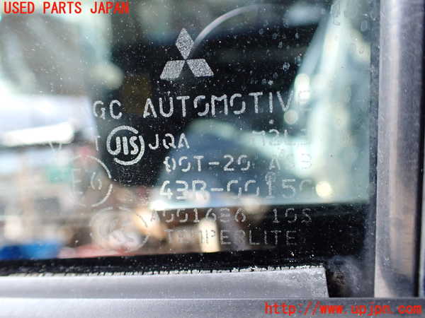 1UPJ-9232891320]パジェロ(V98W)左後ドア AGC M2L3 中古_5