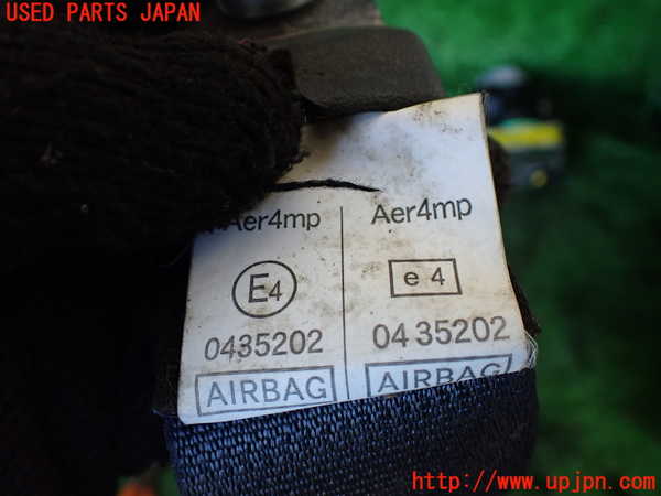 1UPJ-9232897075]パジェロ(V98W)助手席シートベルト 中古_4