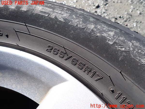 1UPJ-9232899039]パジェロ(V98W)タイヤ　ホイール　1本④ 265/65R17 中古_3