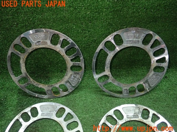 3UPJ=9232900001]レクサス CT200h(ZWA10)協永産業 KYO-EI P-003 スペーサー 厚さ3mm 4穴/5穴 PCD98～114.3 ハブ径約73mm 4枚 中古_2