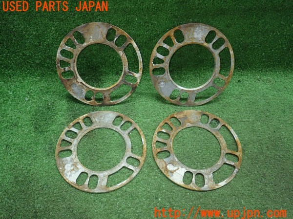 3UPJ=9232900001]レクサス CT200h(ZWA10)協永産業 KYO-EI P-003 スペーサー 厚さ3mm 4穴/5穴 PCD98～114.3 ハブ径約73mm 4枚 中古_4