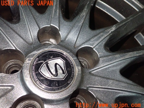 3UPJ=9232900918]レクサス CT200h(ZWA10)社外 タイヤホイール 17×7J +48 PCD100 5穴 4本 中古_2