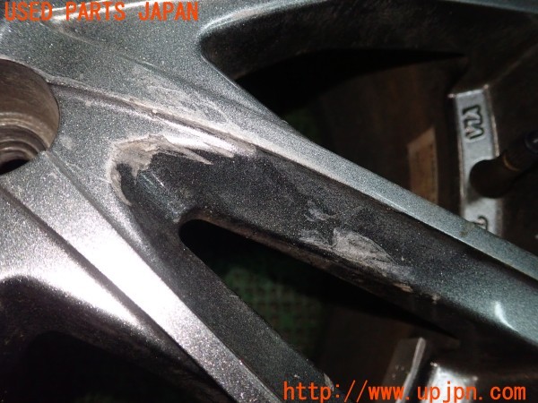 3UPJ=9232900918]レクサス CT200h(ZWA10)社外 タイヤホイール 17×7J +48 PCD100 5穴 4本 中古_4