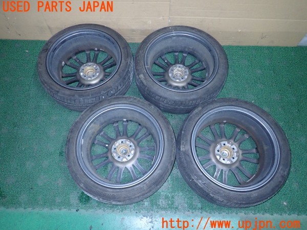 3UPJ=9232900918]レクサス CT200h(ZWA10)社外 タイヤホイール 17×7J +48 PCD100 5穴 4本 中古_5