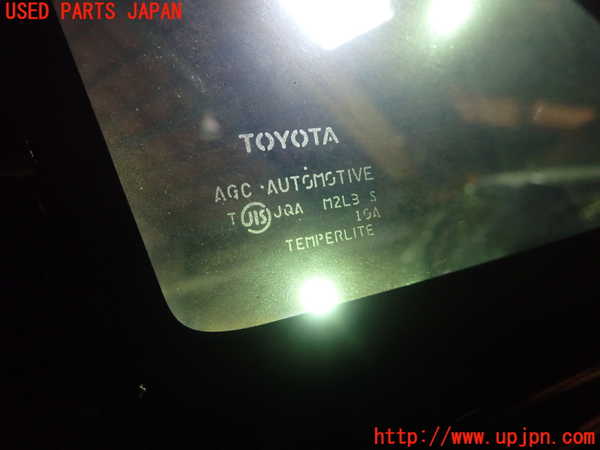 1UPJ-9232911380]ハリアー ハイブリッド(AVU65W)右クォーターガラス AGC M2L3 中古_2