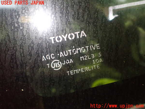 1UPJ-9232911382]ハリアー ハイブリッド(AVU65W)左クォーターガラス AGC M2L3 中古_2