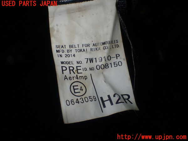 1UPJ-9232917155]ハリアー ハイブリッド(AVU65W)右2列目シートベルト 中古_4