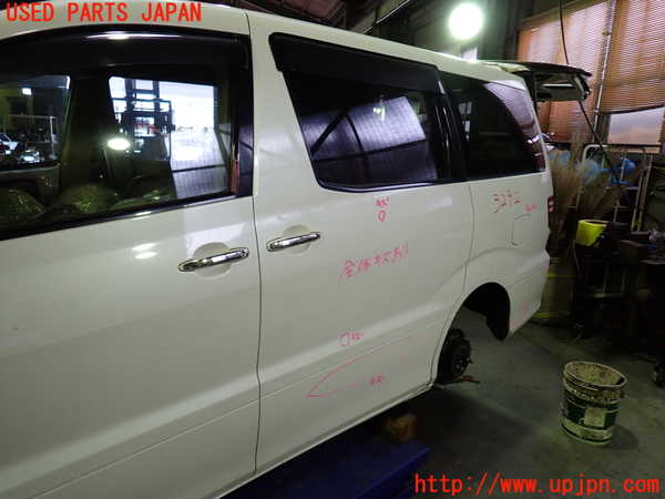 1UPJ-9232921320]アルファードG(MNH10W)左後ドア ASAHI M2L4 中古_3
