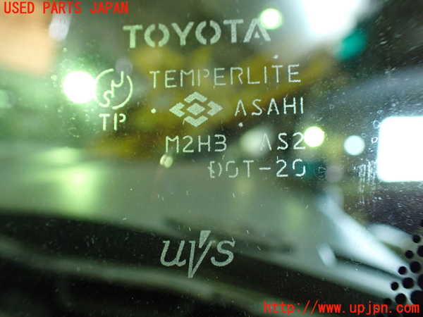 1UPJ-9232921202]アルファードG(MNH10W)左フロント三角窓ガラス ASAHI M2H3 中古_2