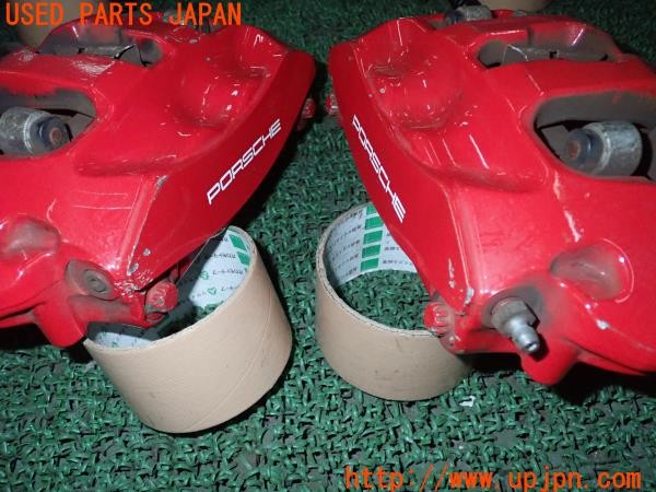 3UPJ=9232930301]ポルシェ カイエン S ハイブリッド(92ACGE 958型)純正 brembo ブレンボ キャリパー 1台分 中古_4