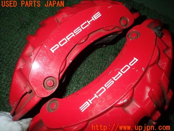 3UPJ=9232930301]ポルシェ カイエン S ハイブリッド(92ACGE 958型)純正 brembo ブレンボ キャリパー 1台分 中古_5