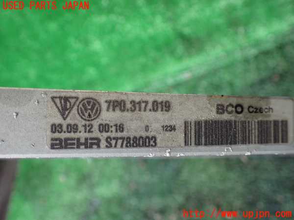 1UPJ-9232932481]ポルシェ・カイエン S ハイブリッド(92ACGE)オイルクーラー1 中古_3