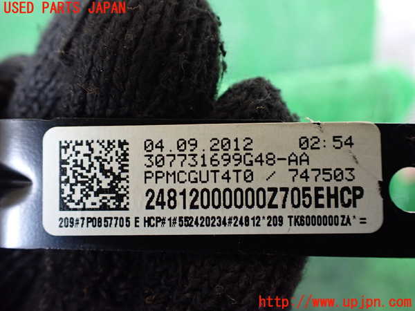 1UPJ-9232937075]ポルシェ・カイエン S ハイブリッド(92ACGE)助手席シートベルト 中古_3