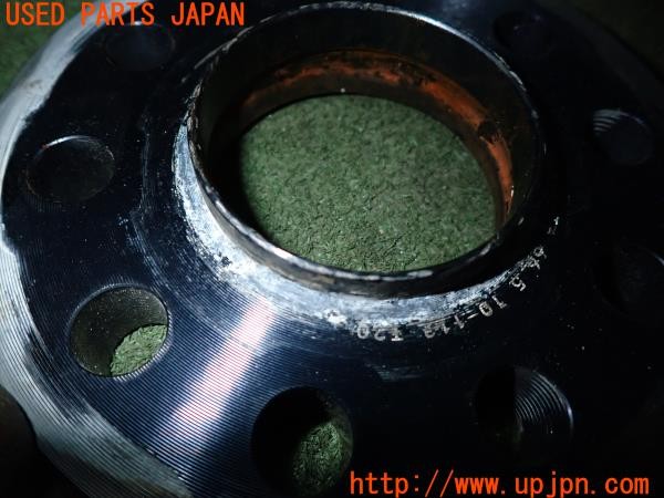 3UPJ=9232940969]アウディ S5 スポーツバック(8TCREL)社外 ホイールスペーサー 20mm PCD112 5穴 ハブ径66.5mm 4枚 ロングボルト付き 中古_4