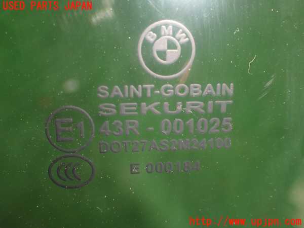 1UPJ-9232951380]BMW 220i カブリオレ F23(1J20)右クォーターガラス 中古 SAINT-GOBAIN SEKURIT M24100 43R-001025_3