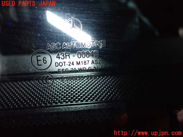 2UPJ-9232961382]ベンツ C200 ステーションワゴン(204248)(204)左クォーターガラス 中古(43R-00048 M187)_2