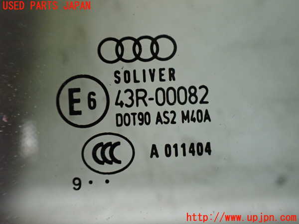 2UPJ-9232981382]アウディ・A5 カブリオレ(8FCALF)左クォーターガラス (43R-00082) 中古_2