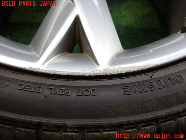 2UPJ-9232989047]アウディ・A5 カブリオレ(8FCALF)タイヤ　ホイール　1本② 255/35ZR1 中古_2