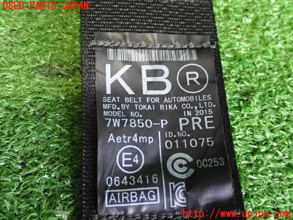 2UPJ-9232997045]レクサス・RC300h(AVC10)運転席シートベルト 中古_4