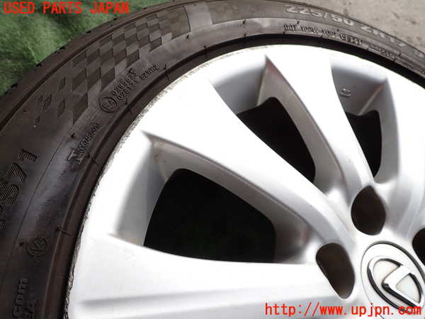 2UPJ-9232999039]レクサス・RC300h(AVC10)タイヤ　ホイール　1本④ 225/50ZR1 中古_2