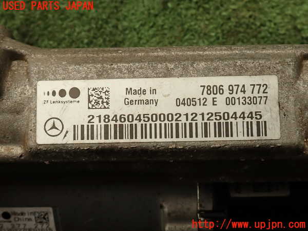 2UPJ-9233004235]ベンツ CLS350(218359)(218)パワステギアボックス 中古_2
