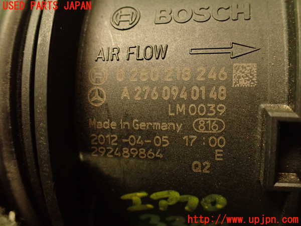 2UPJ-9233006320]ベンツ CLS350(218359)(218)エアフロメーター 中古_4
