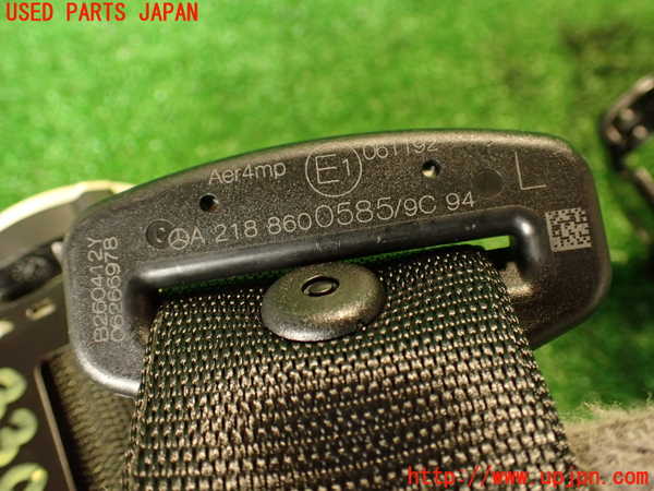 2UPJ-9233007185]ベンツ CLS350(218359)(218)左2列目シートベルト 中古_4
