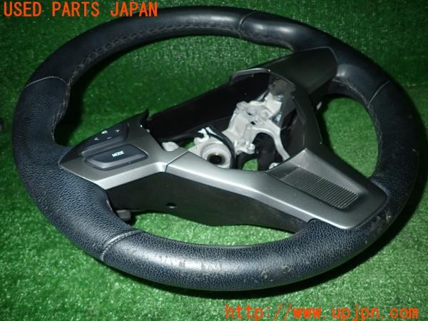 3UPJ=9233030617]コペン Cero(LA400K)純正オプション MOMO レザーステアリング 中古_4