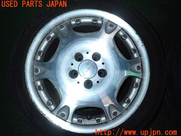 3UPJ=9233040918]ベンツ 500SL(不明 R107)Lorinser ロリンザー LM-2 ホイール 17×8J +44 PCD112 5穴 2本 中古_3