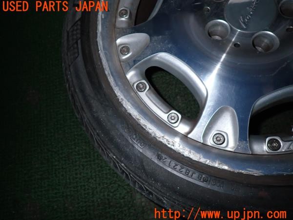 3UPJ=9233040918]ベンツ 500SL(不明 R107)Lorinser ロリンザー LM-2 ホイール 17×8J +44 PCD112 5穴 2本 中古_4