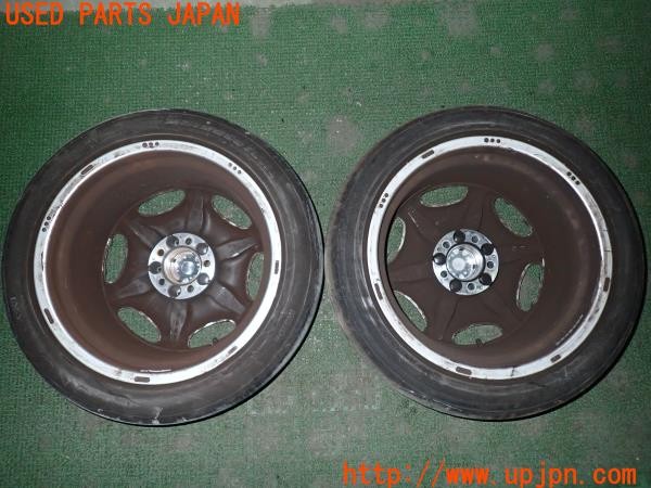 3UPJ=9233040918]ベンツ 500SL(不明 R107)Lorinser ロリンザー LM-2 ホイール 17×8J +44 PCD112 5穴 2本 中古_5