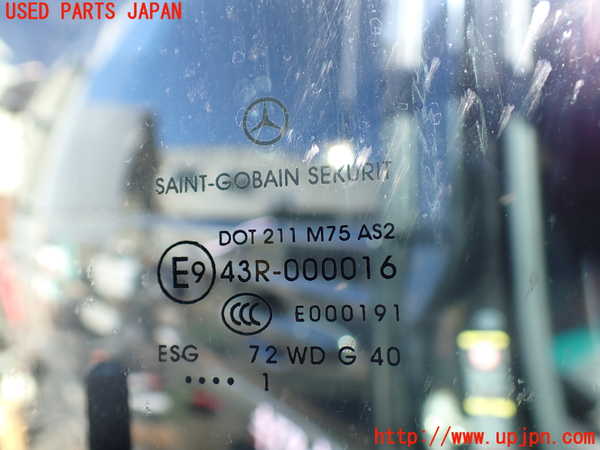 1UPJ-9233061230]ベンツ V350 W639(639350C)右前ドア SEKURIT M75 中古_5