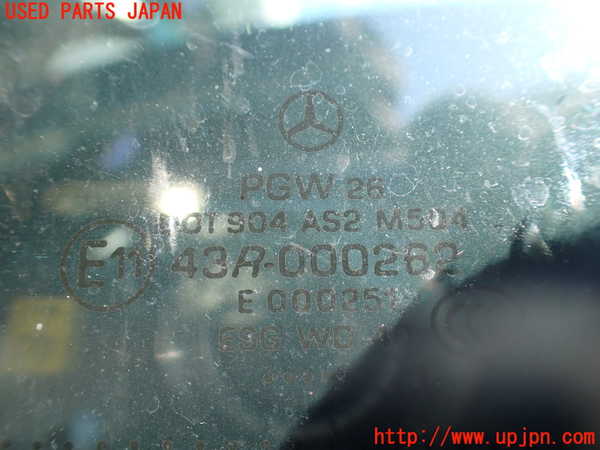1UPJ-9233061200]ベンツ V350 W639(639350C)右フロント三角窓ガラス PGW M504 中古_2
