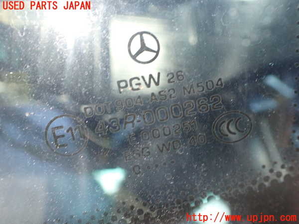 1UPJ-9233061202]ベンツ V350 W639(639350C)左フロント三角窓ガラス PGW M504 中古_2