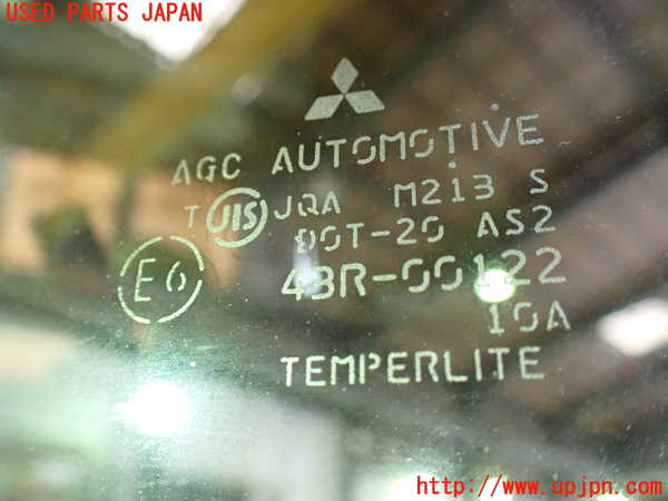 1UPJ-9233071200]デリカD：5(CV1W)右フロント三角窓ガラス 中古(43R-00122 M213)_2