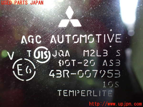 1UPJ-9233071382]デリカD：5(CV1W)左クォーターガラス 中古(43R-007953 M2L3)_2