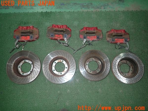 3UPJ=9233080302]ポルシェ ボクスター S(98624)brembo ブレンボ キャリパーローターセット 中古_2
