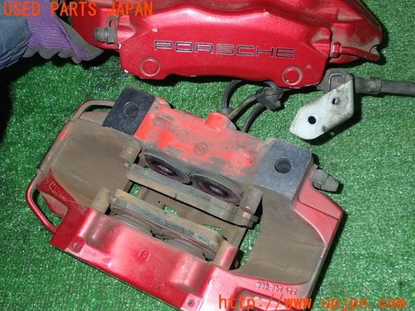 3UPJ=9233080302]ポルシェ ボクスター S(98624)brembo ブレンボ キャリパーローターセット 中古_4