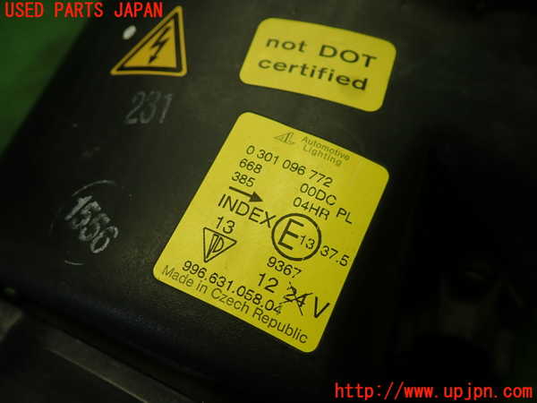 1UPJ-9233081130]ポルシェ・ボクスター(98624)右ヘッドライト HID 中古_4