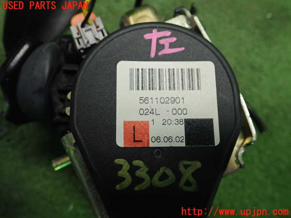 1UPJ-9233087045]ポルシェ・ボクスター(98624)運転席シートベルト 中古_3
