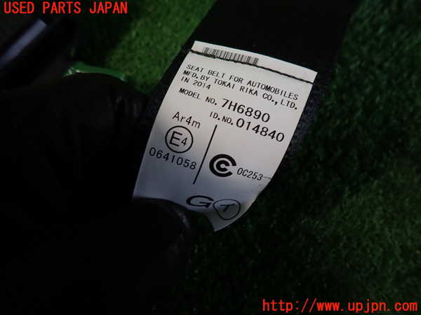 2UPJ-9233117135]レクサス・GS300h(AWL10)真中2列目シートベルト 中古_2