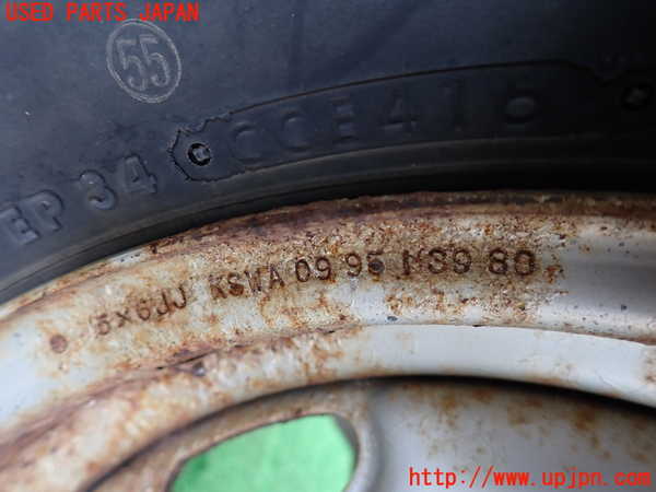 2UPJ-9233129027]ホーミーコーチ(ARME24)タイヤ　ホイール　1本② 215/70Ｒ15 中古_3