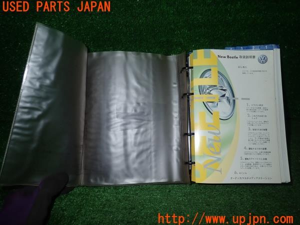 3UPJ=9233150802]VW ニュービートル(9CAZJ)後期 取扱説明書 取説 車両マニュアル 中古_2