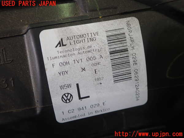 2UPJ-9233151132]VW ニュービートル(9CAZJ)左ヘッドライト ハロゲン 中古_3